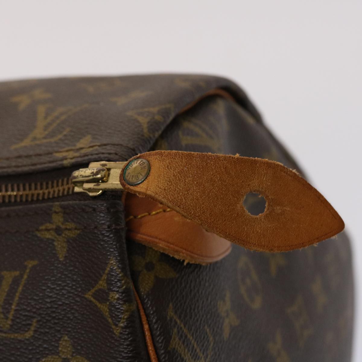 LOUIS VUITTON Monogram Speedy 40 Hand Bag M41522 LV 47008
