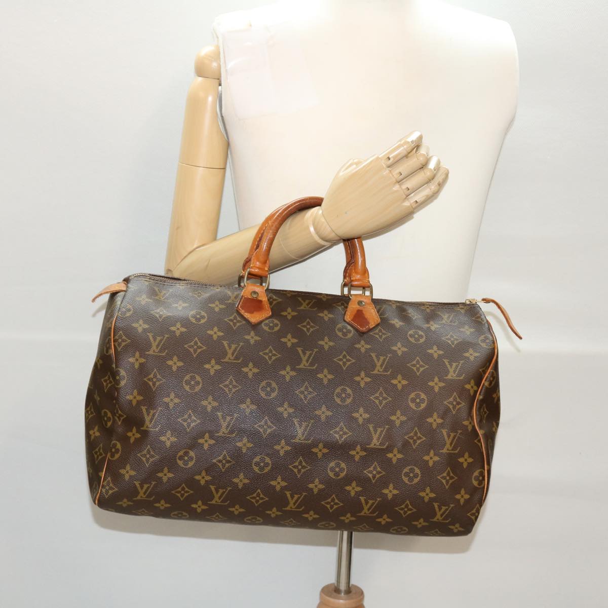 LOUIS VUITTON Monogram Speedy 40 Hand Bag M41522 LV 47008