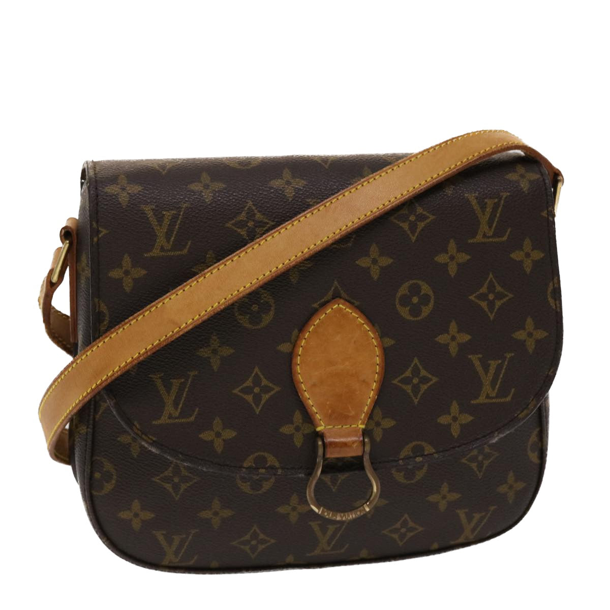 LOUIS VUITTON Monogram Saint Cloud GM Shoulder Bag M51242 LV 47010