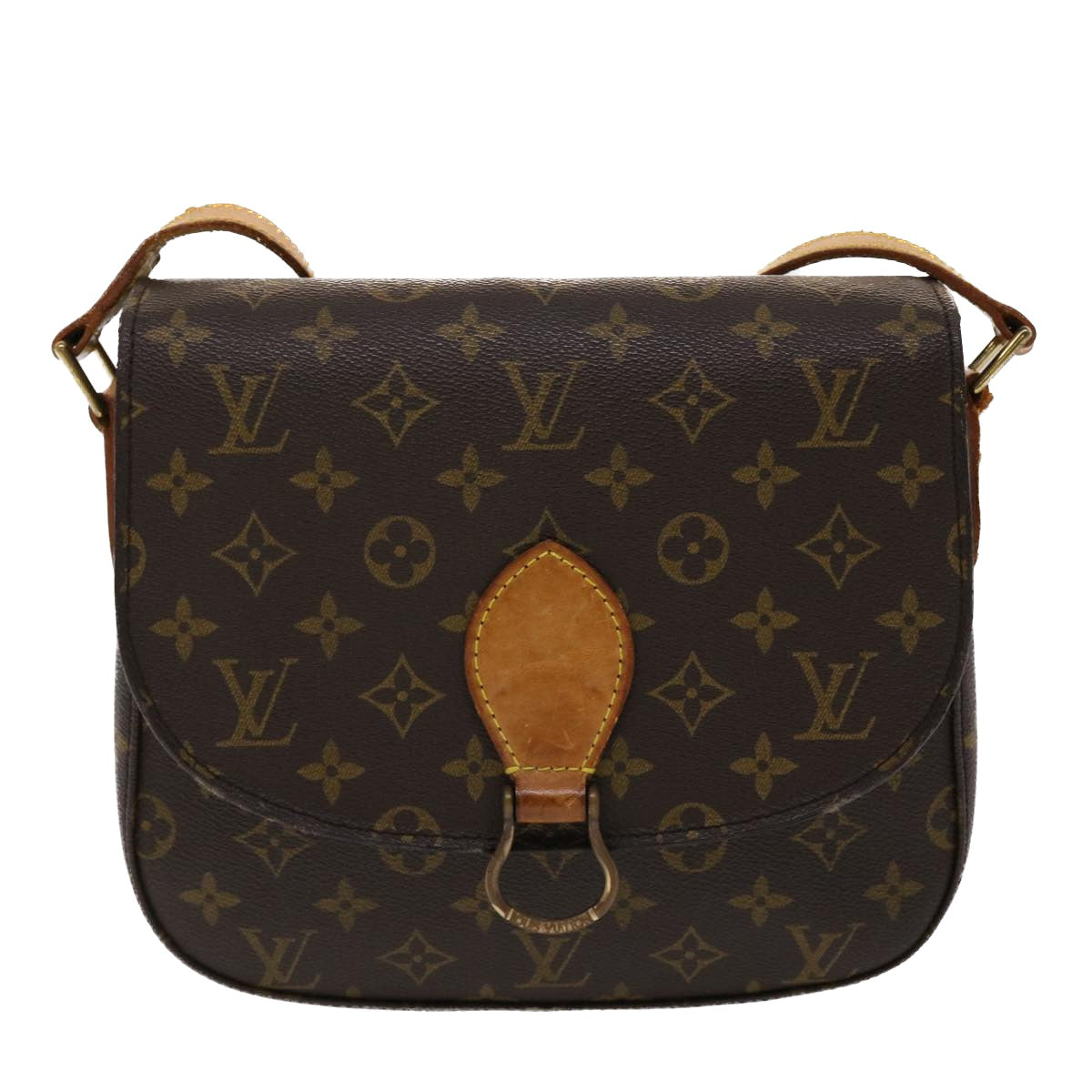 LOUIS VUITTON Monogram Saint Cloud GM Shoulder Bag M51242 LV 47010