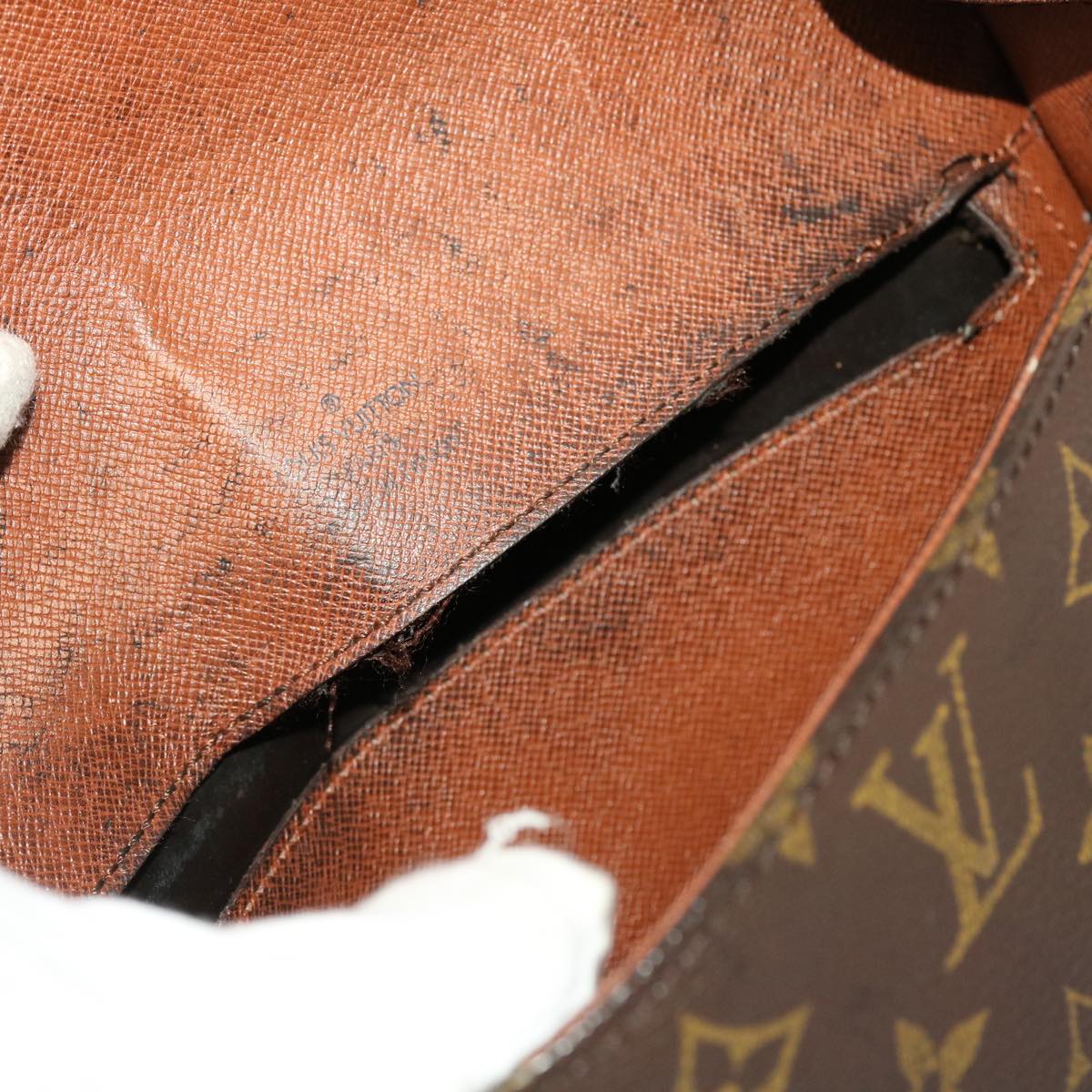 LOUIS VUITTON Monogram Saint Cloud GM Shoulder Bag M51242 LV 47010