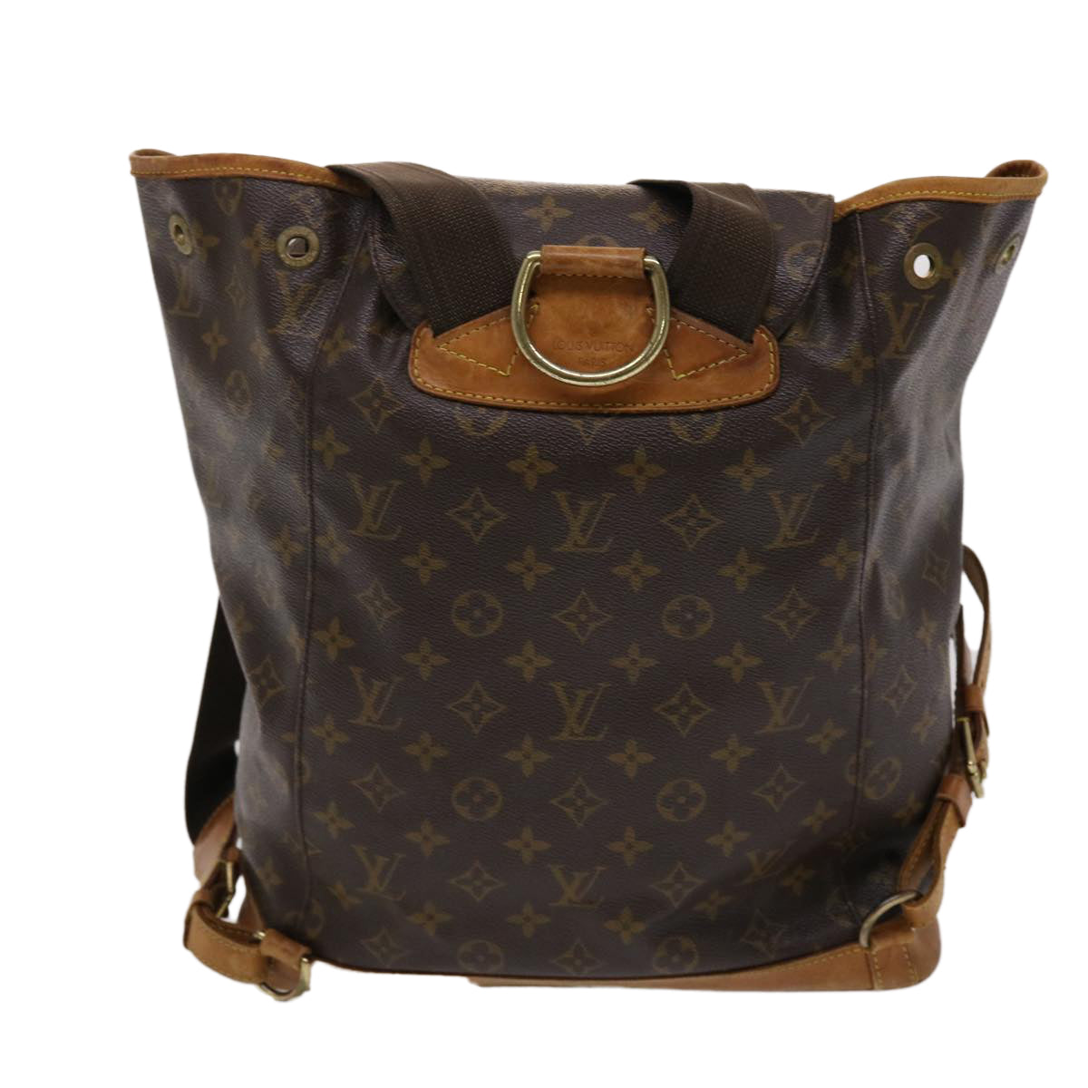 LOUIS VUITTON Monogram Montsouris GM Backpack M51135 LV 47014