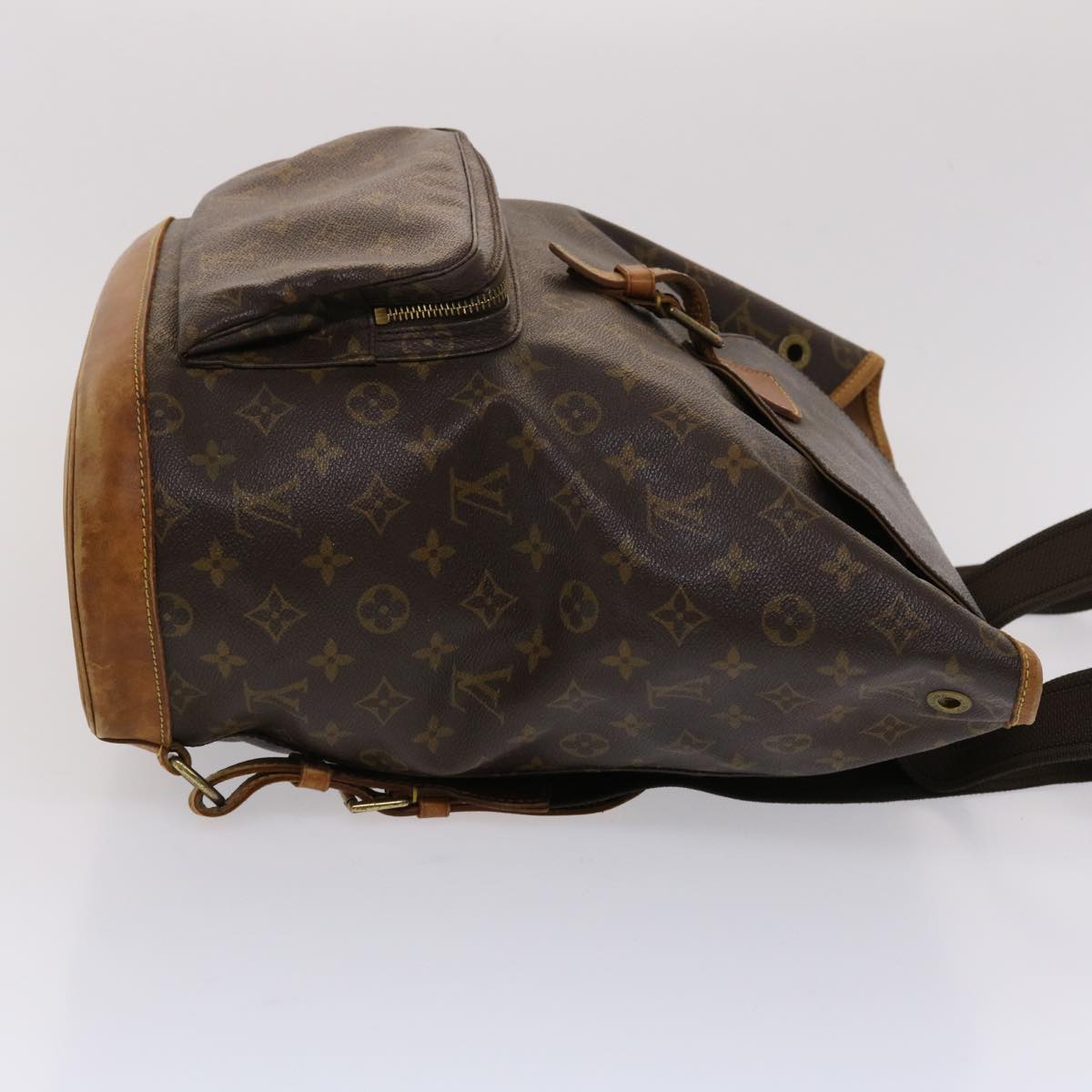 LOUIS VUITTON Monogram Montsouris GM Backpack M51135 LV 47014