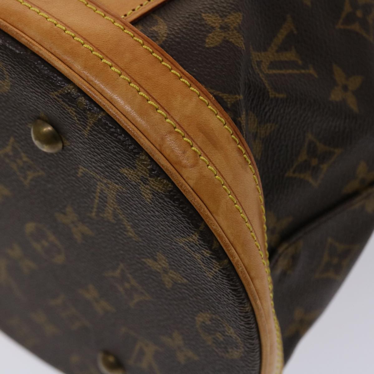 LOUIS VUITTON Monogram Bucket GM Shoulder Bag M42236 LV 47018