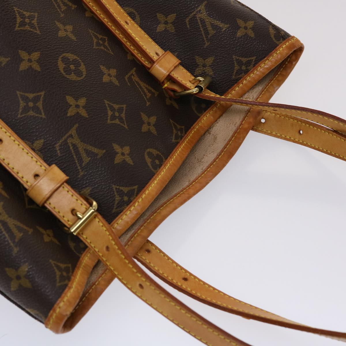 LOUIS VUITTON Monogram Bucket GM Shoulder Bag M42236 LV 47018