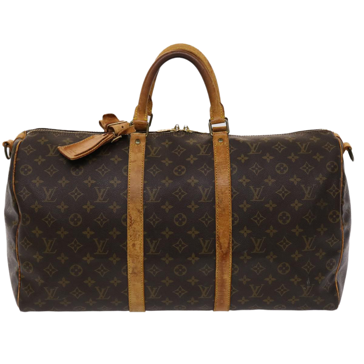 LOUIS VUITTON Monogram Keepall Bandouliere 50 Boston Bag M41416 LV 47028