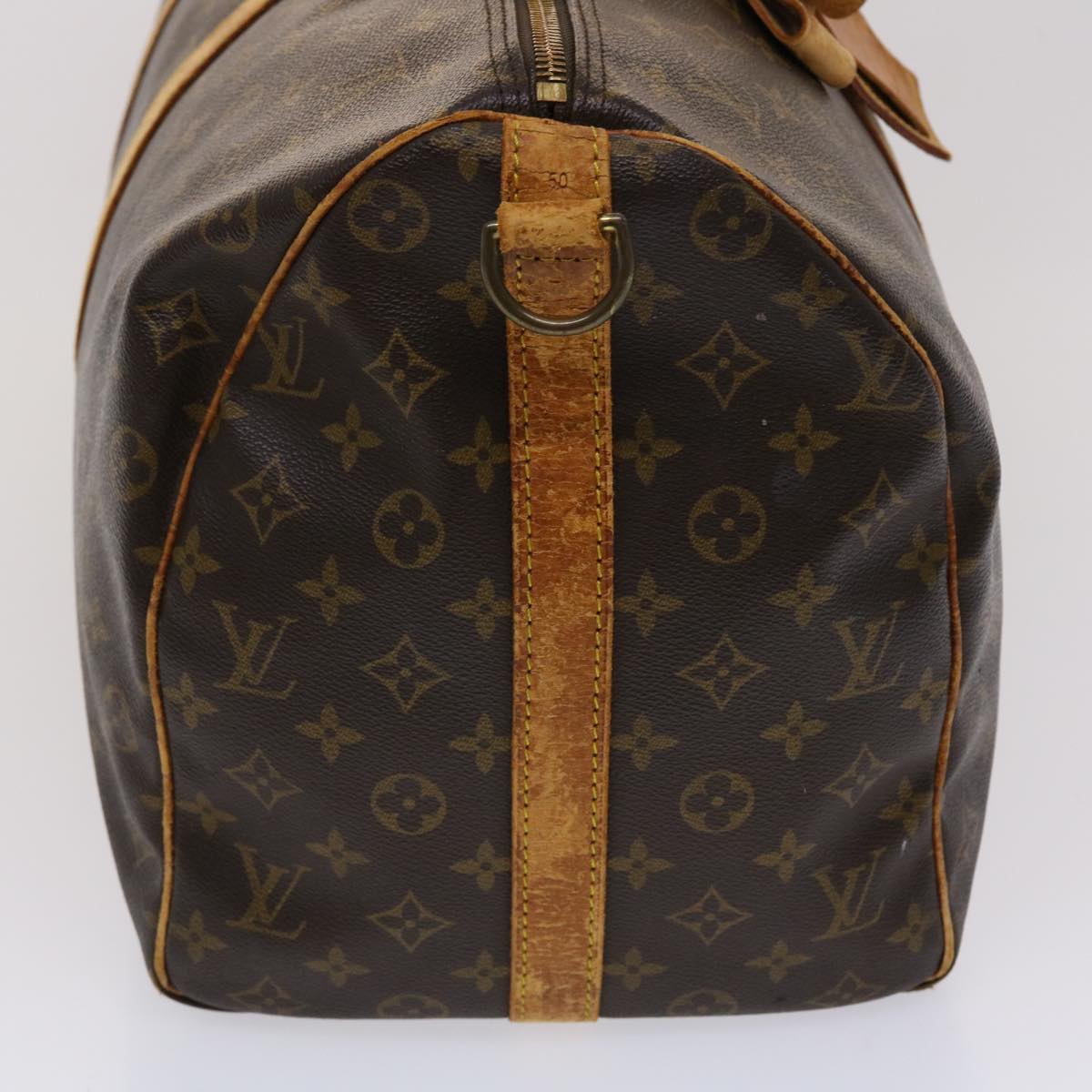 LOUIS VUITTON Monogram Keepall Bandouliere 50 Boston Bag M41416 LV 47028