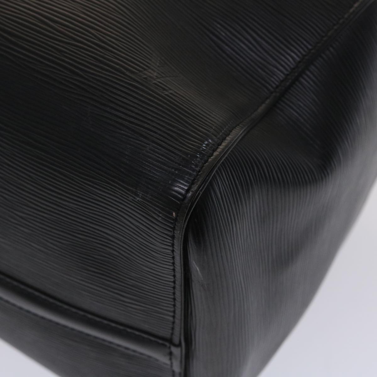 LOUIS VUITTON Epi Keepall 45 Boston Bag Noir M42972 LV 47047