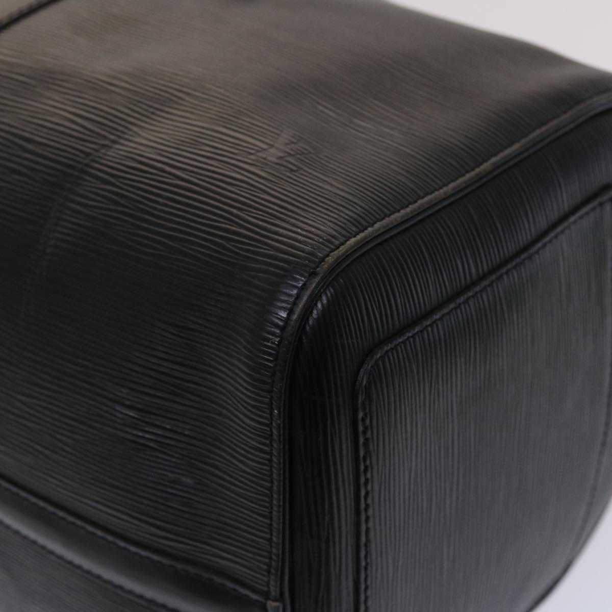 LOUIS VUITTON Epi Keepall 45 Boston Bag Noir M42972 LV 47047