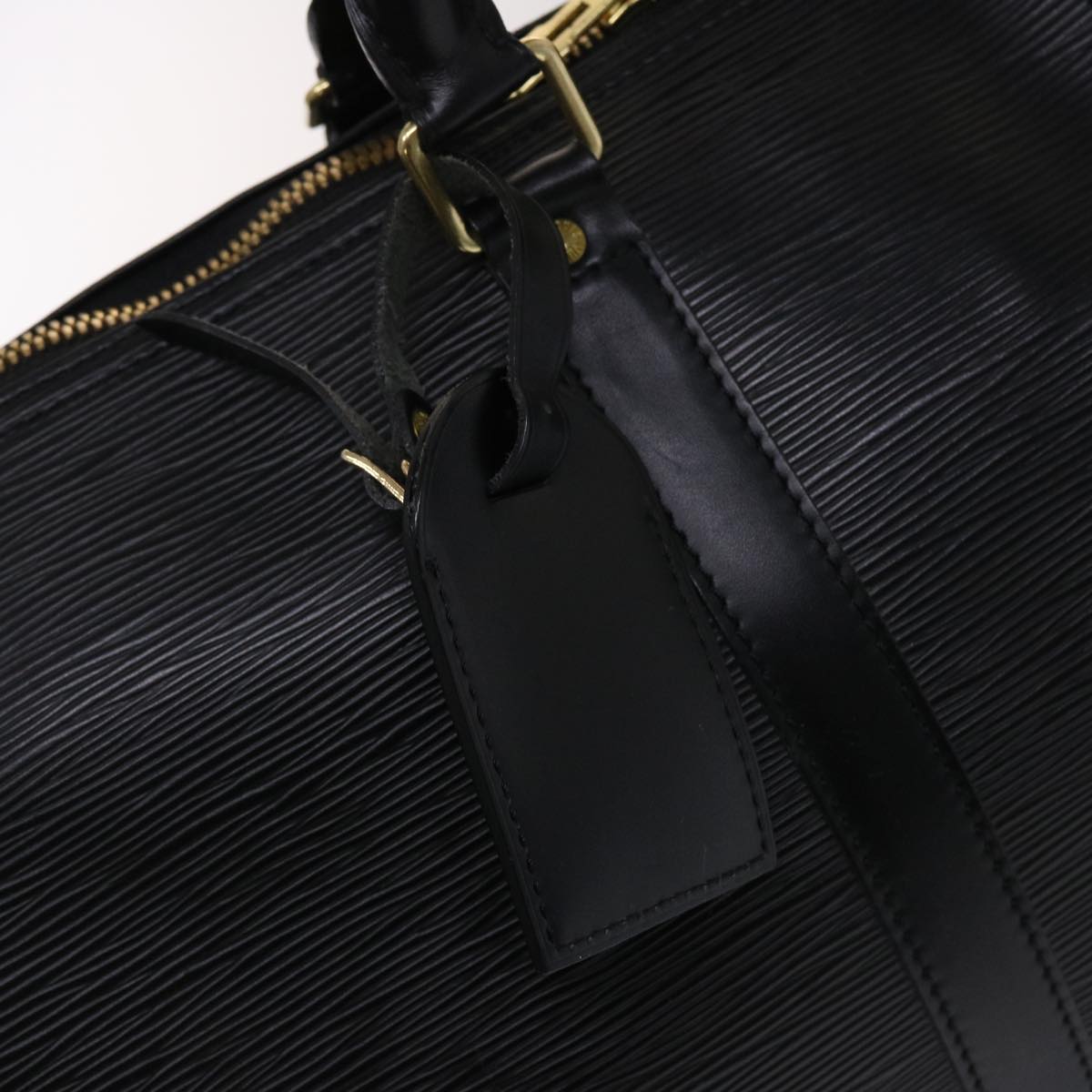 LOUIS VUITTON Epi Keepall 45 Boston Bag Noir M42972 LV 47047