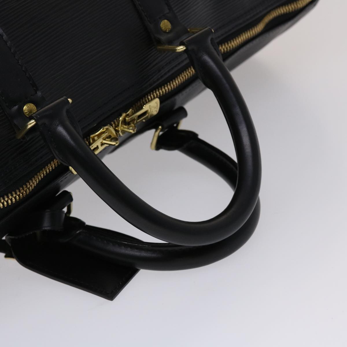 LOUIS VUITTON Epi Keepall 45 Boston Bag Noir M42972 LV 47047