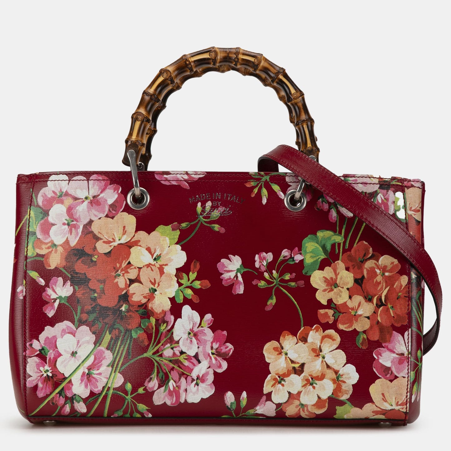 Luxury Gucci Trending 2025 Medium Blooms Bamboo Shopper