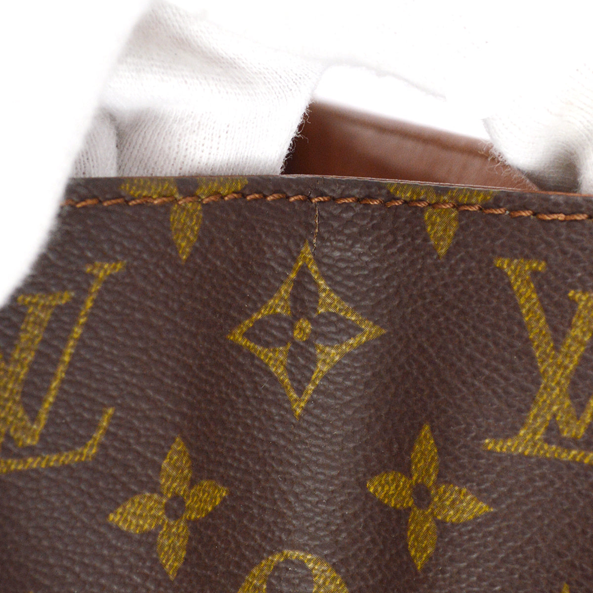 Louis Vuitton 1990 Monogram Pochette Dam GM Clutch Handbag M51810