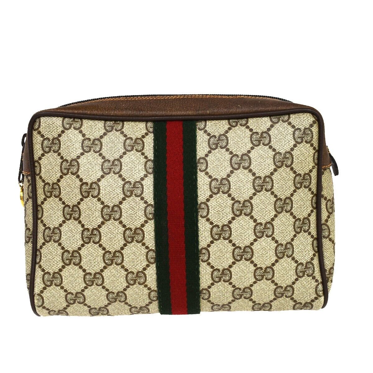 Gucci Sherry  Canvas Clutch Bag ()
