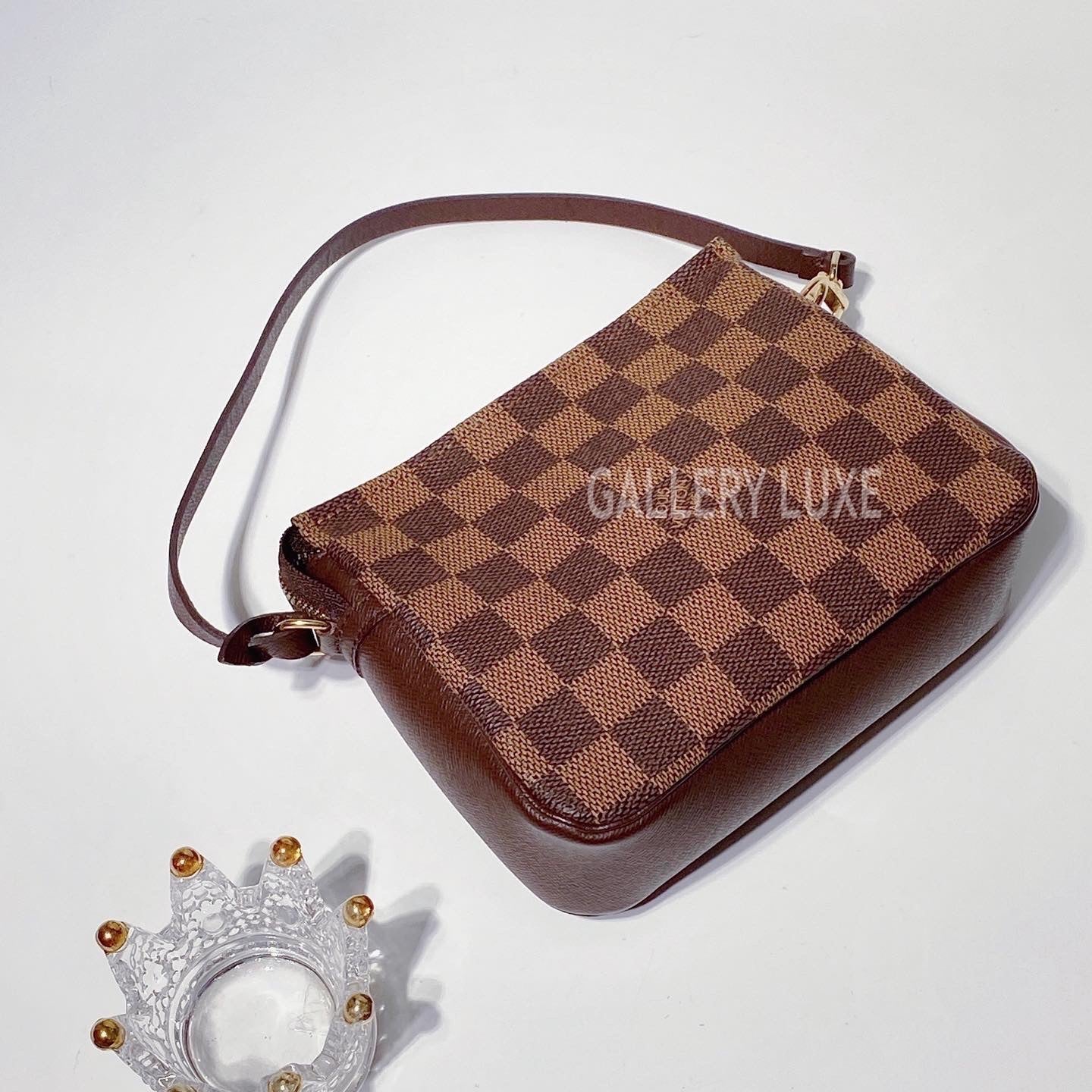 No.3366-Louis Vuitton Damier Ebene Trousse Pochette