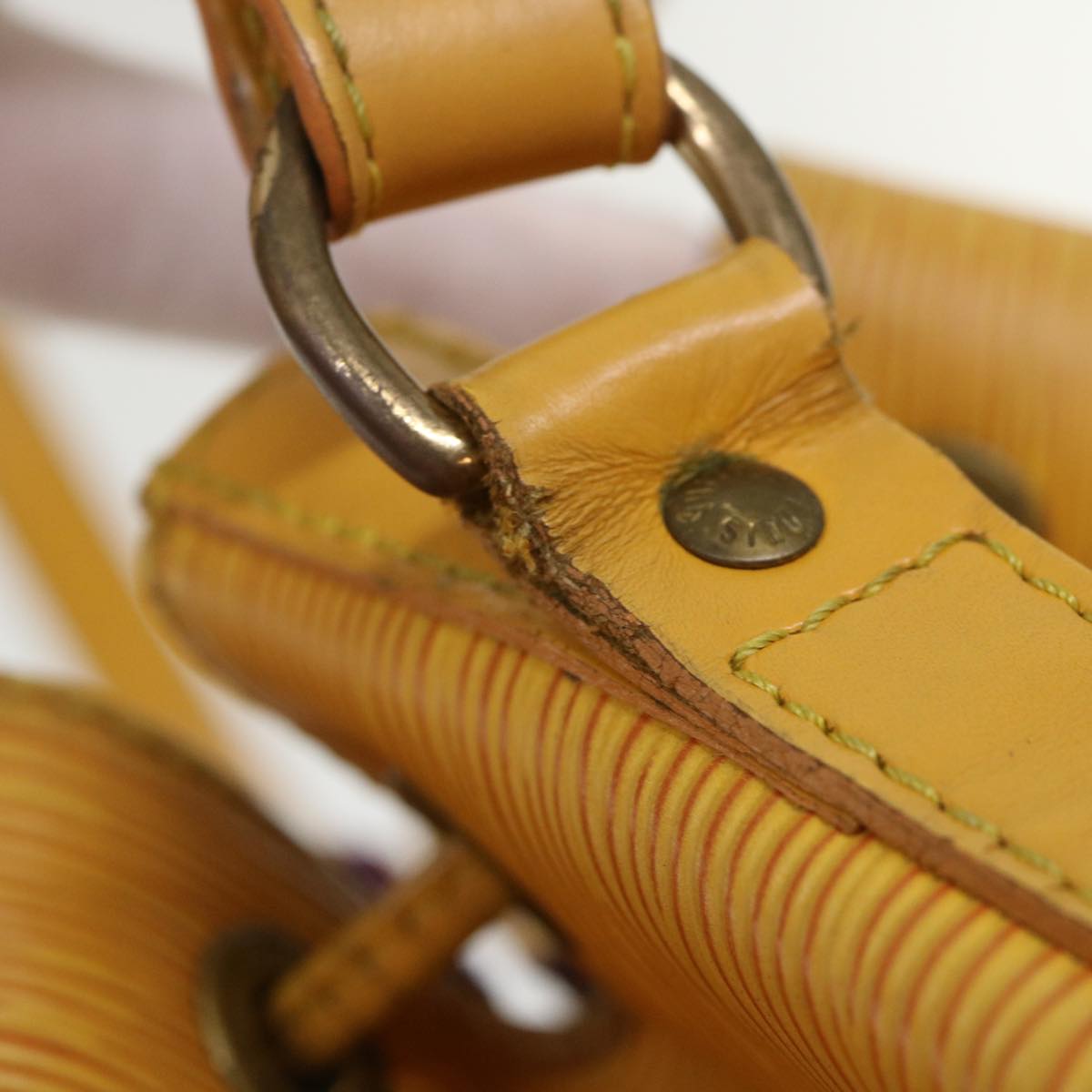 LOUIS VUITTON Epi Petit Noe Shoulder Bag Tassili Yellow M44109 LV 47833