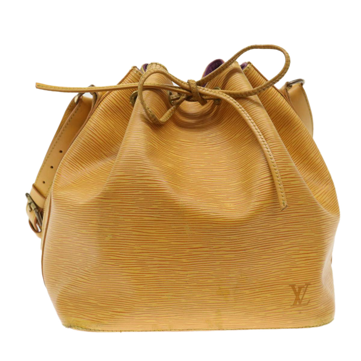 LOUIS VUITTON Epi Petit Noe Shoulder Bag Tassili Yellow M44109 LV 47833
