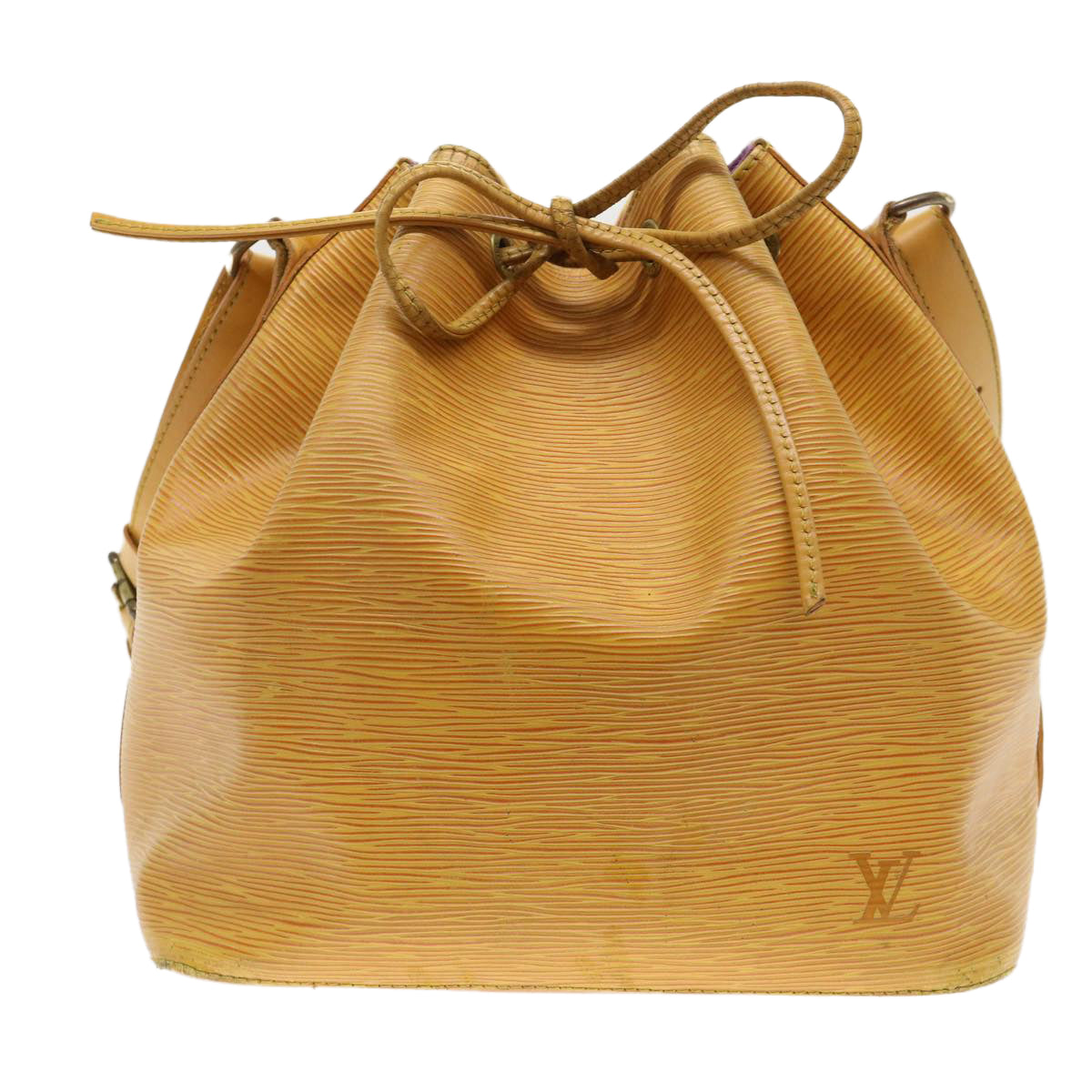LOUIS VUITTON Epi Petit Noe Shoulder Bag Tassili Yellow M44109 LV 47833