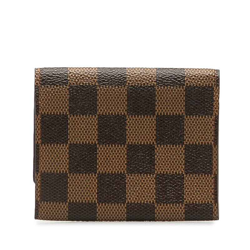 Louis Vuitton Damier Cardcase N62920 Brown PVC Leather