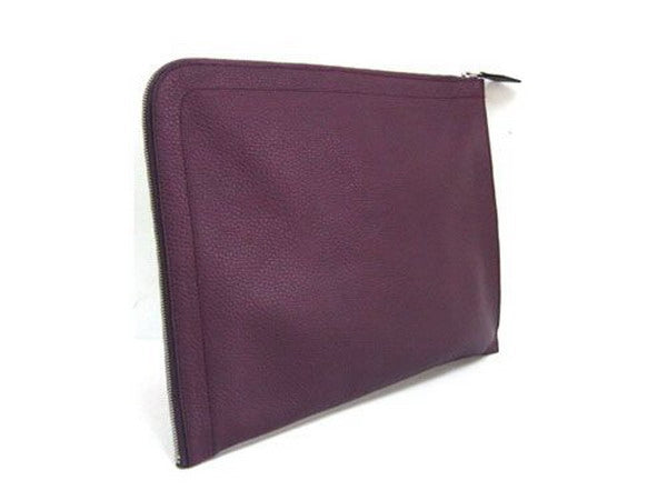 Luxury Hermes Wallet H1131 Ladies Cow Leather Purple