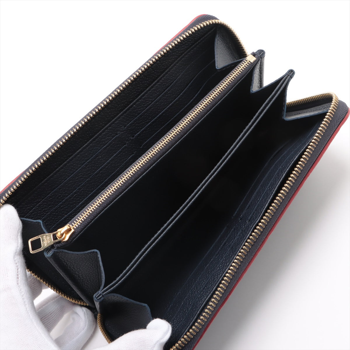 Louis Vuitton Monogram Amplant  Wallet M62121 Marine Round Zip Wallet