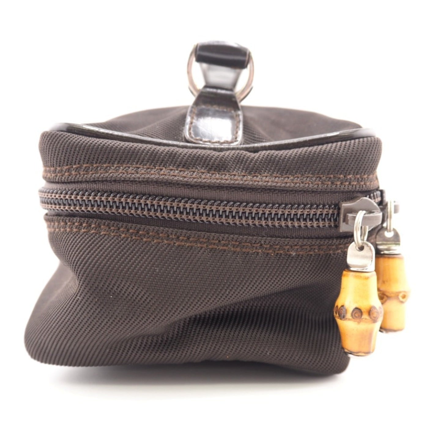 Gucci Bamboo  Canvas Clutch Bag ()
