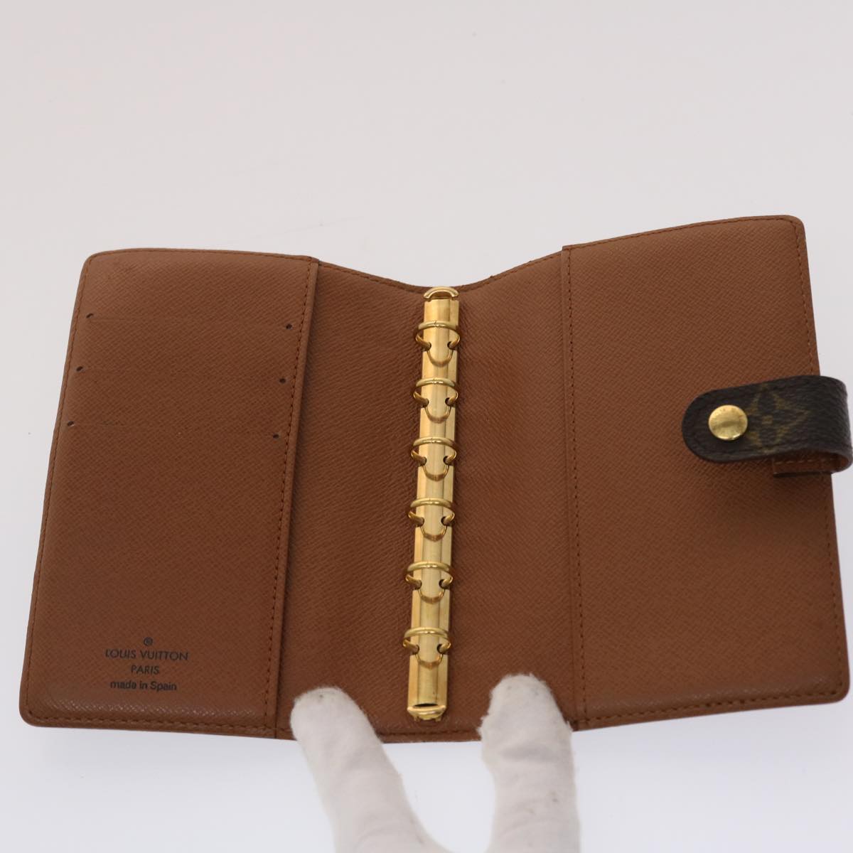 LOUIS VUITTON Monogram Agenda PM Day Planner Cover R20005 LV 48383