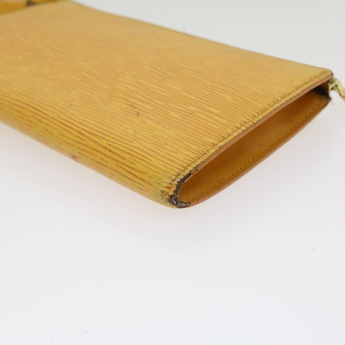 LOUIS VUITTON Epi Pochette Accessoires Accessory Pouch Yellow M52989 48385