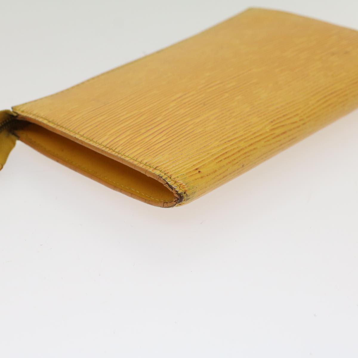 LOUIS VUITTON Epi Pochette Accessoires Accessory Pouch Yellow M52989 48385