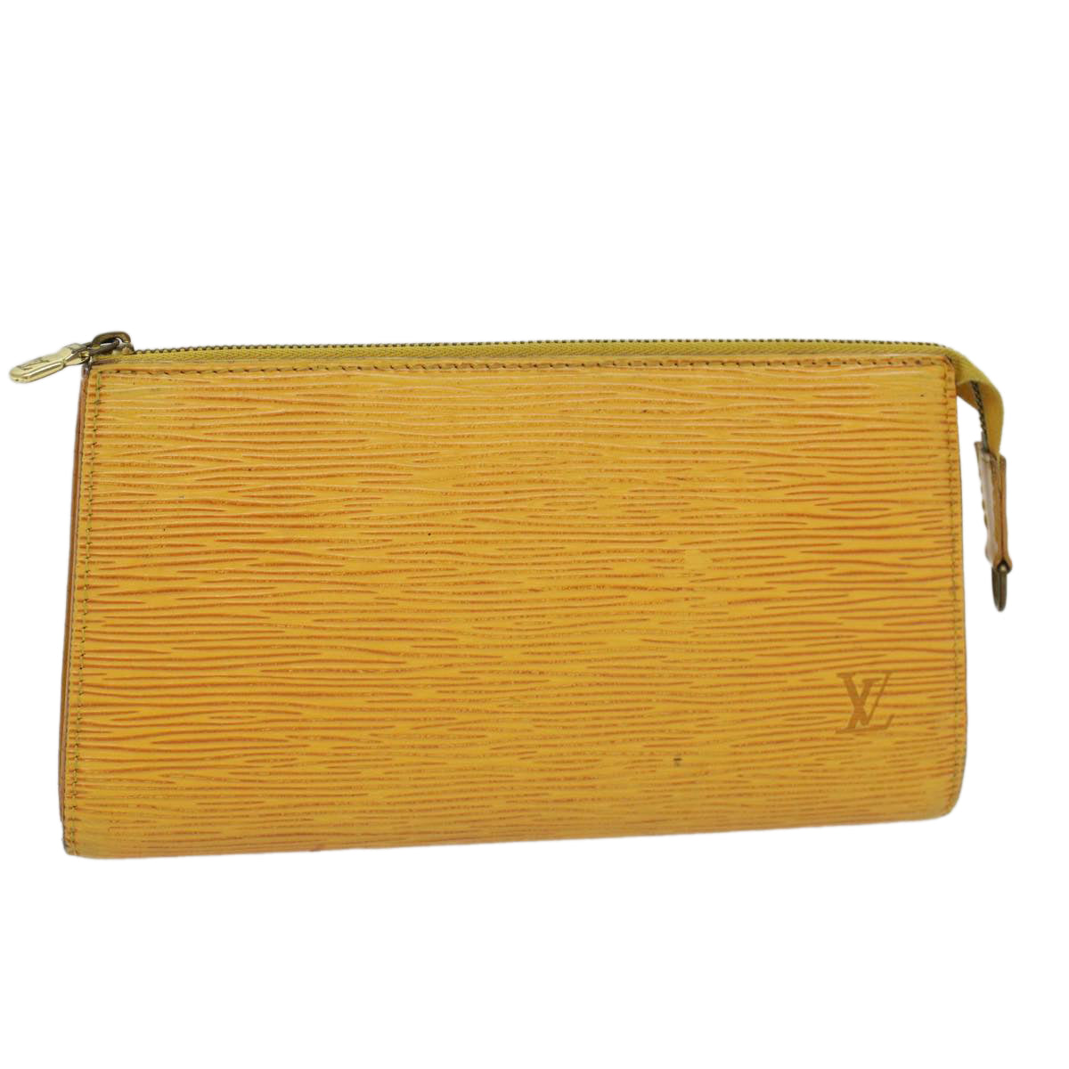 LOUIS VUITTON Epi Pochette Accessoires Accessory Pouch Yellow M52989 48385