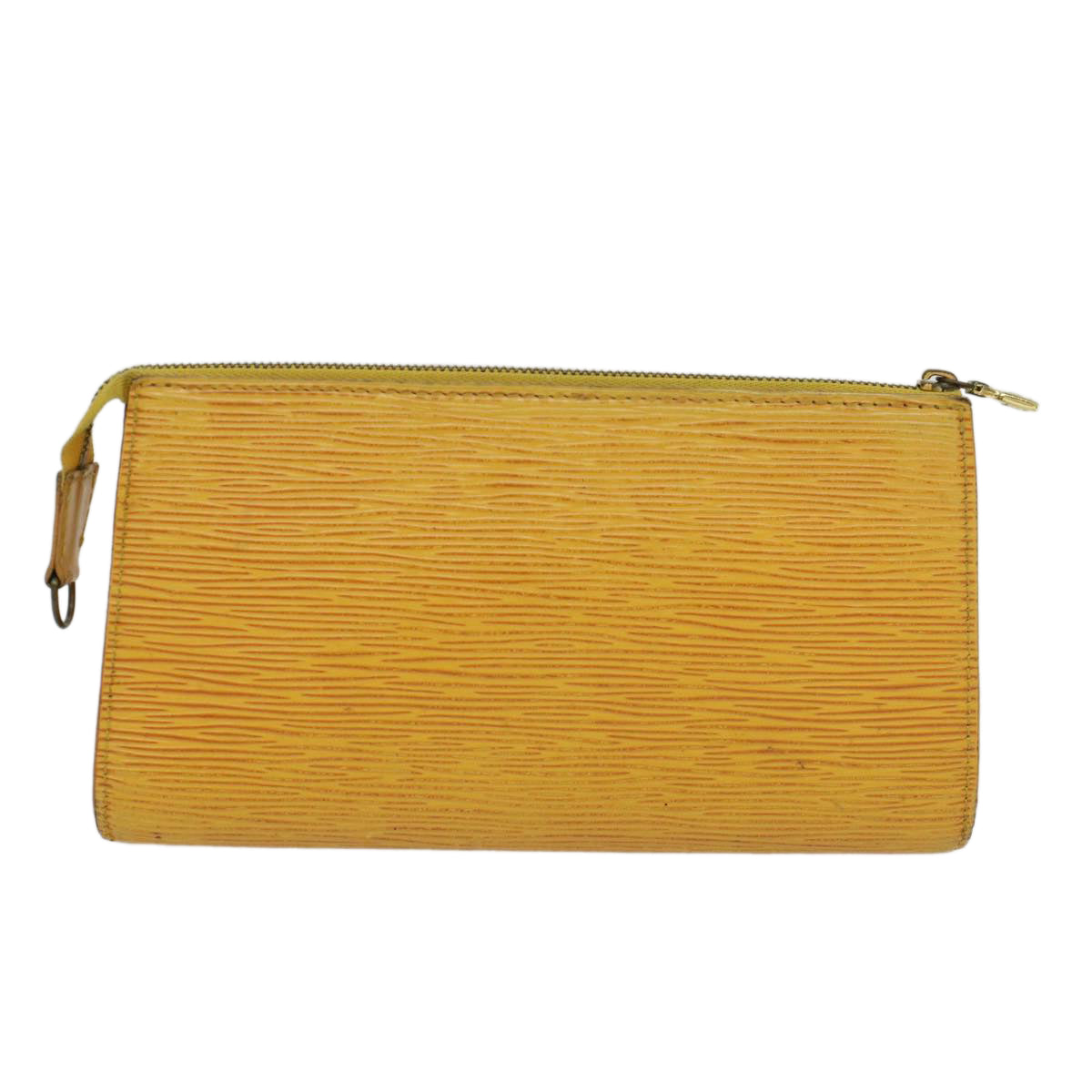 LOUIS VUITTON Epi Pochette Accessoires Accessory Pouch Yellow M52989 48385