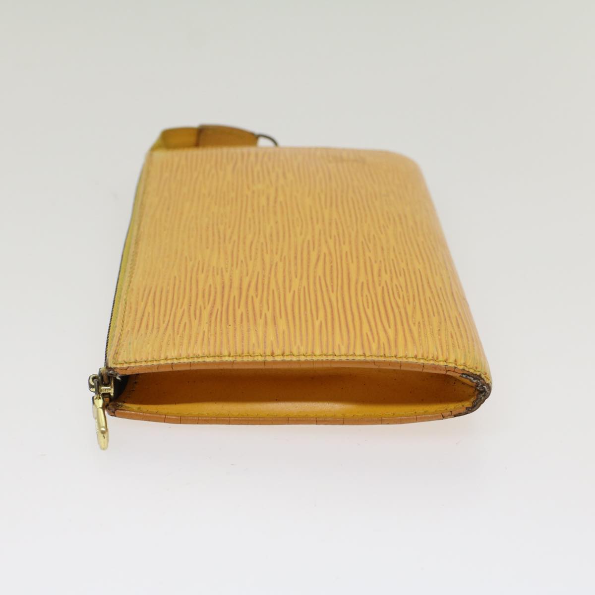 LOUIS VUITTON Epi Pochette Accessoires Accessory Pouch Yellow M52989 48385