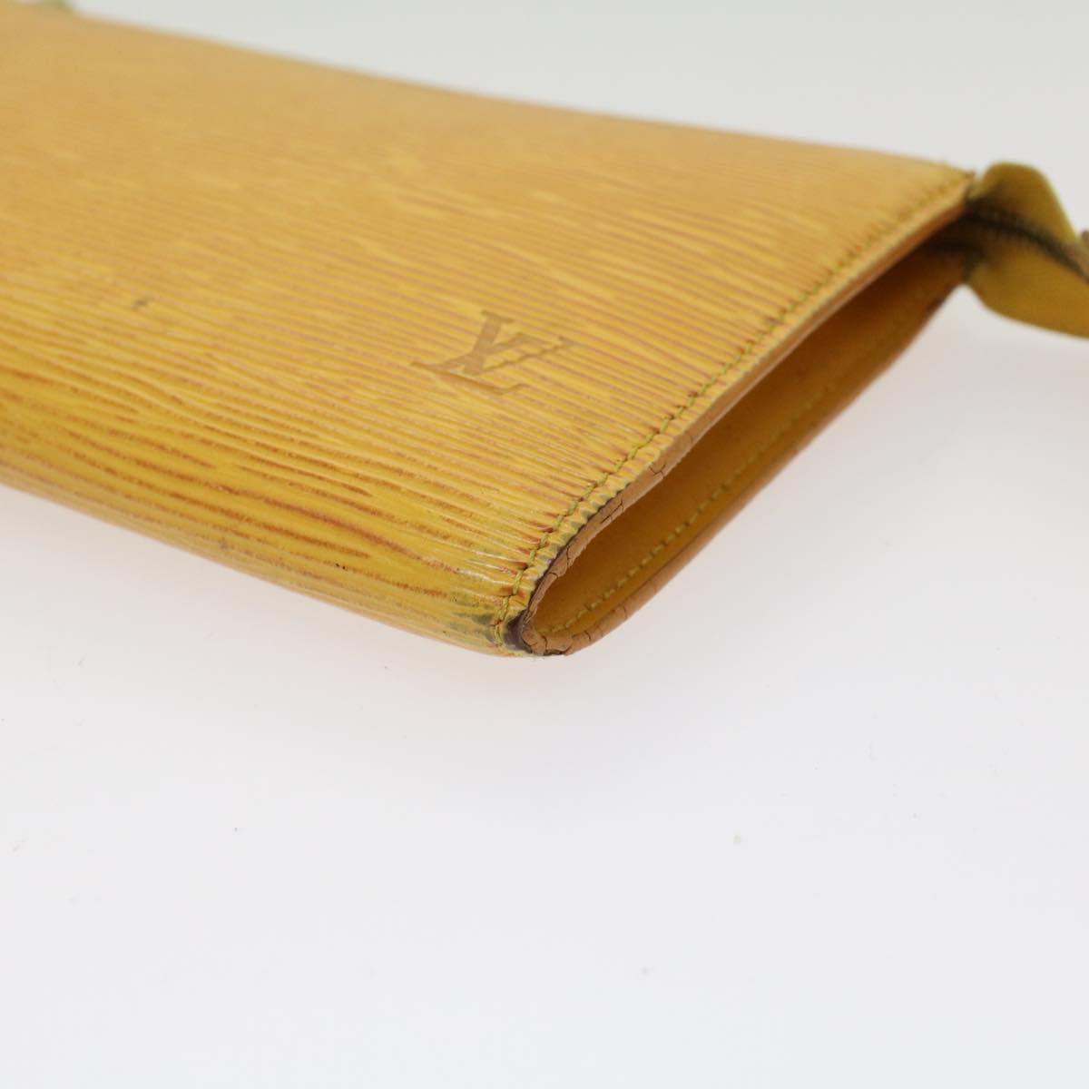 LOUIS VUITTON Epi Pochette Accessoires Accessory Pouch Yellow M52989 48385