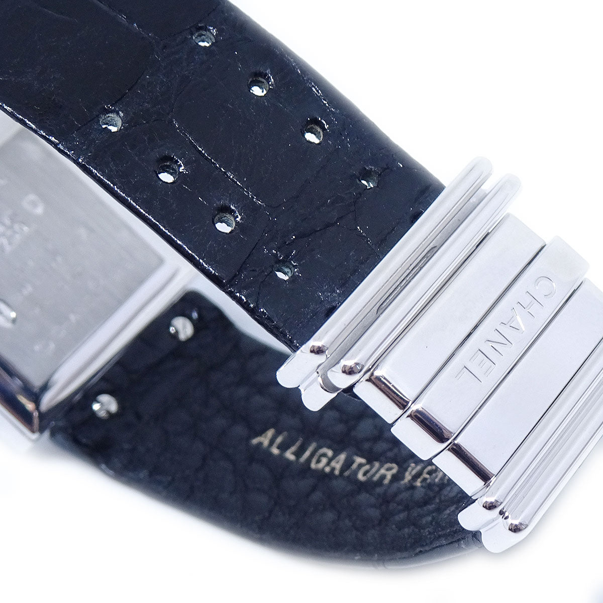 Luxury Chanel 1989 Matelasse Watch 18KWG Diamond
