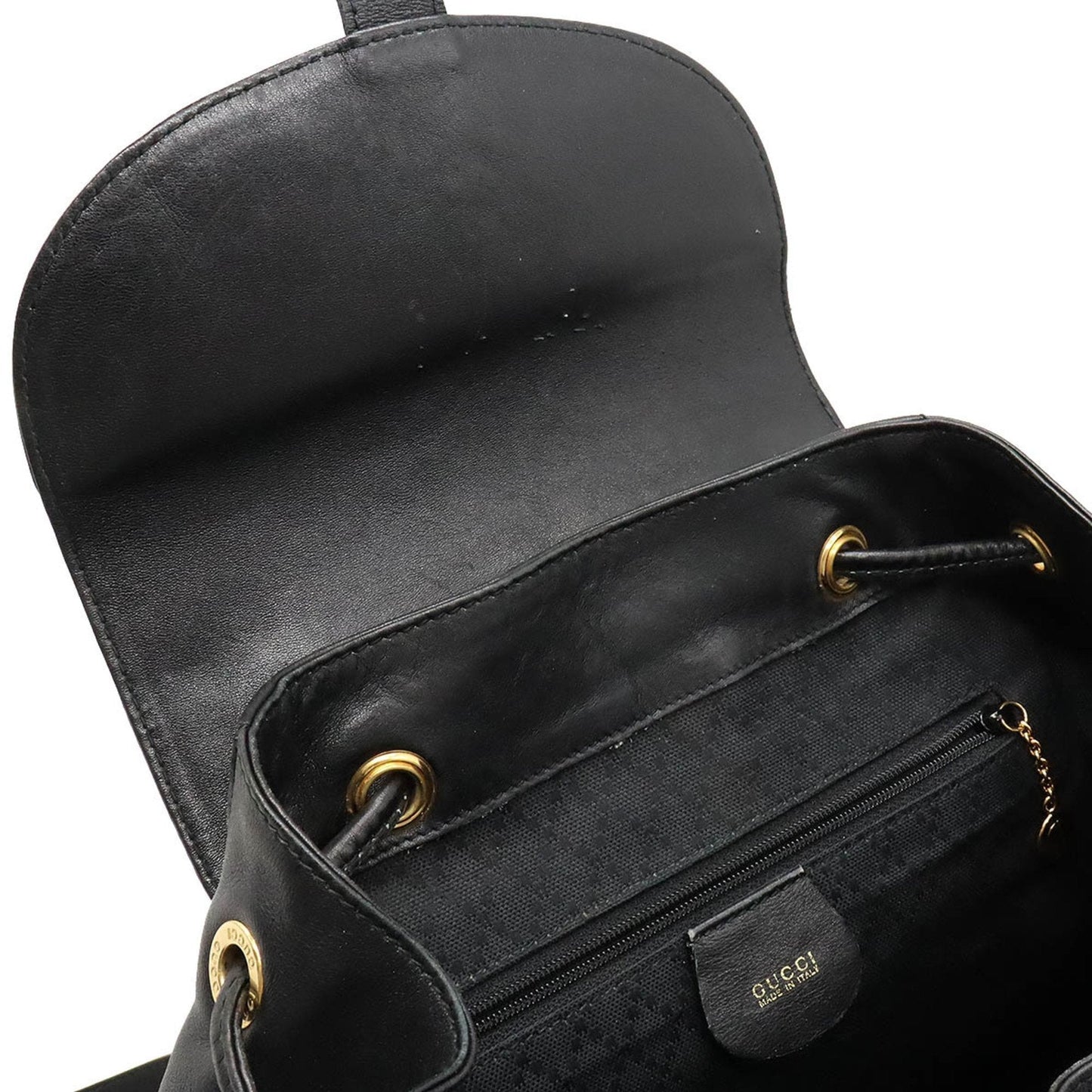 Luxury Gucci Trending 2025 Bamboo  Leather Backpack Bag ()