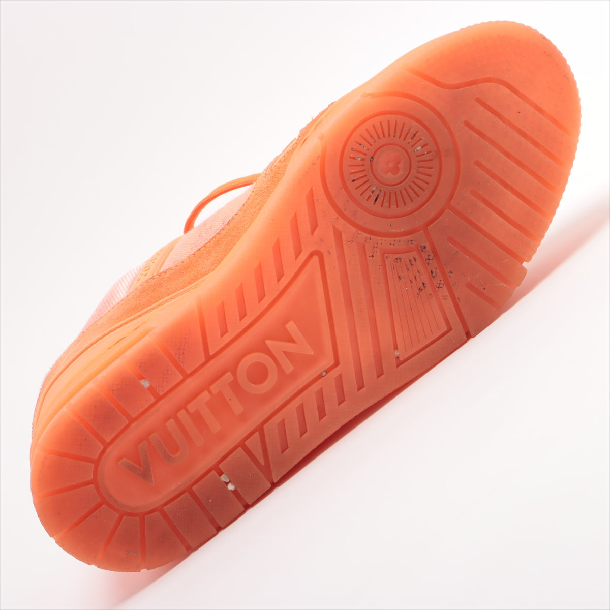 Louis Vuitton LV Trainer Line 20 Years Suede x Canvas Trainers 6 Men Orange GO1210 Monogram