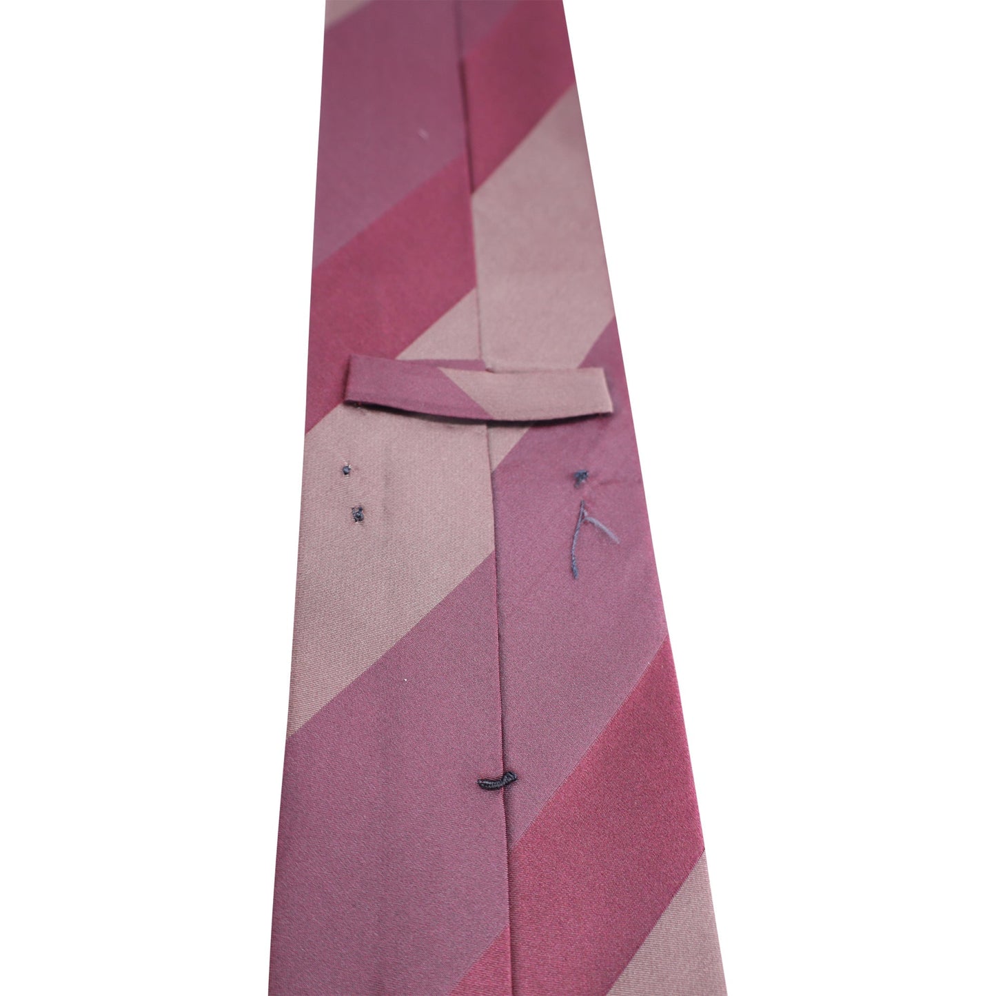 Luxury Gucci Trending 2025 Asymmetrical Stripes Tie in Burgundy Red Silk