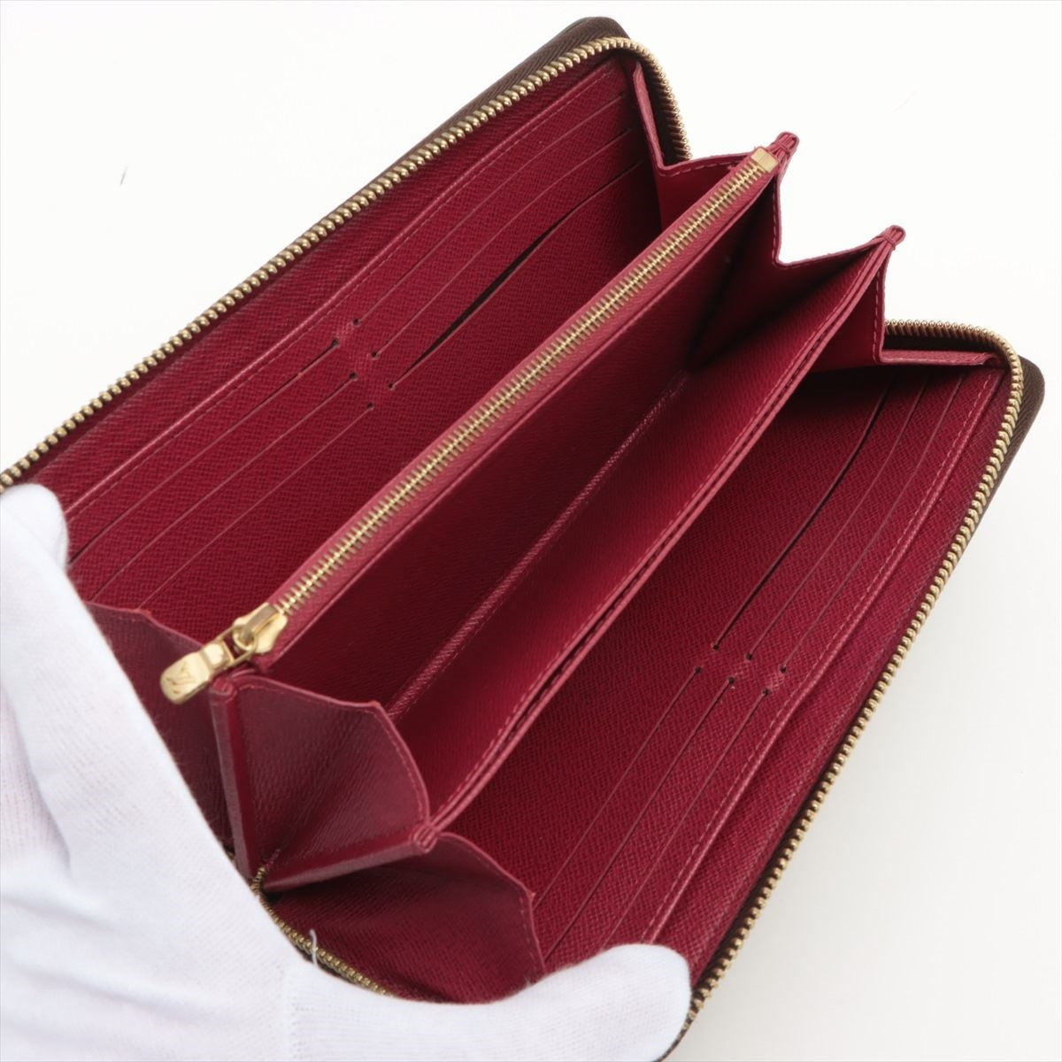 Louis Vuitton Monogram  Wallet M41895 Fushai Round Zip Wallet