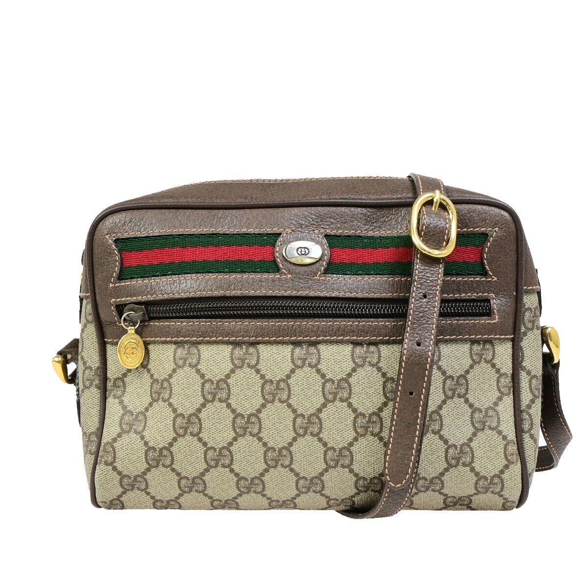 Luxury Gucci Trending 2025 Sherry  Canvas Shoulder Bag
