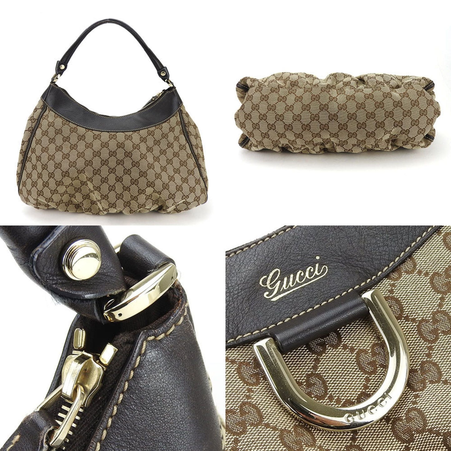 Luxury Gucci Trending 2025 Abbey  Canvas Shoulder Bag ()
