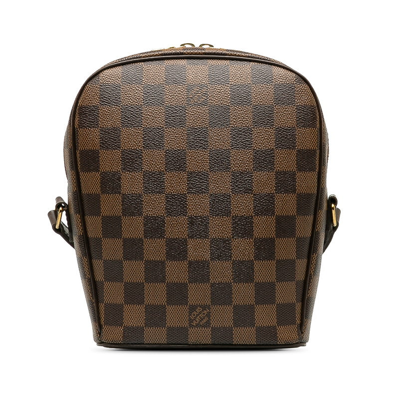 Louis Vuitton Damier Ipanema PM Shoulder Bag N51294 Brown PVC Leather  Louis Vuitton