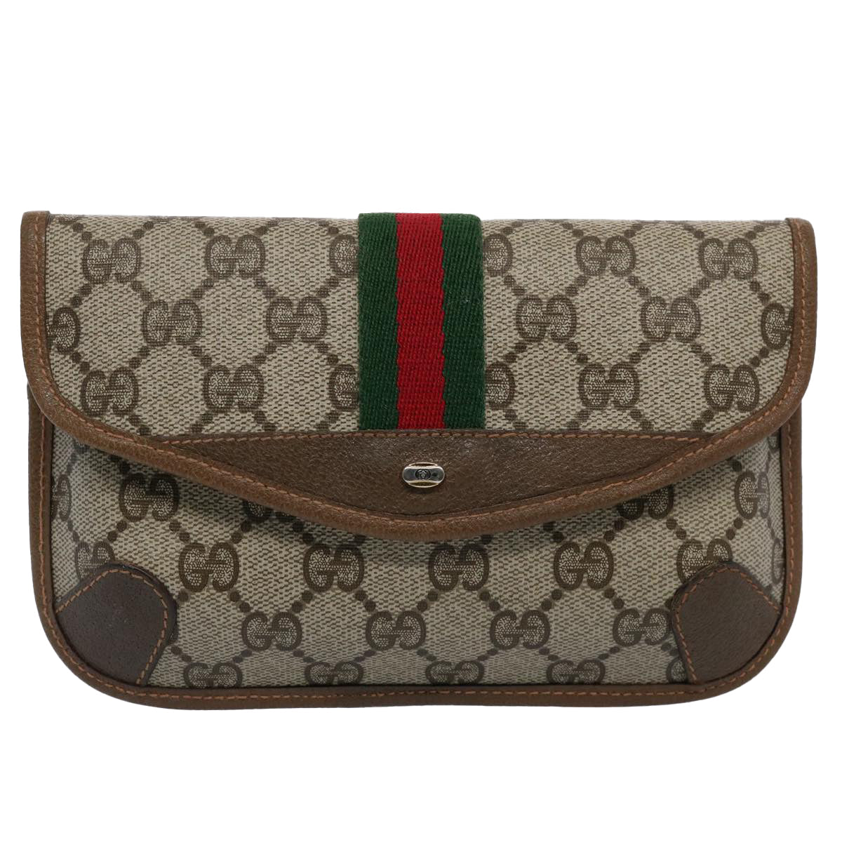 Gucci Sherry  Canvas Clutch Bag ()