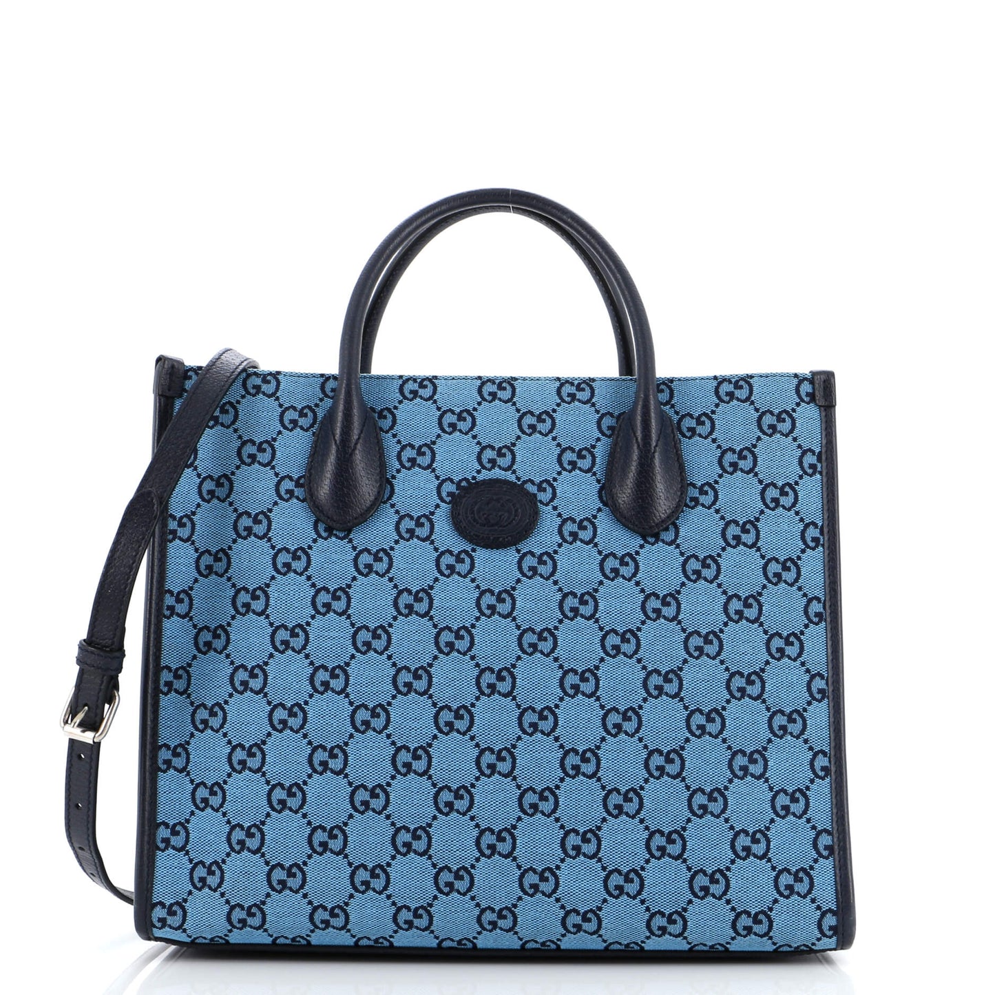 Luxury Gucci Trending 2025 Structured Top Handle Open Tote GG Canvas Small