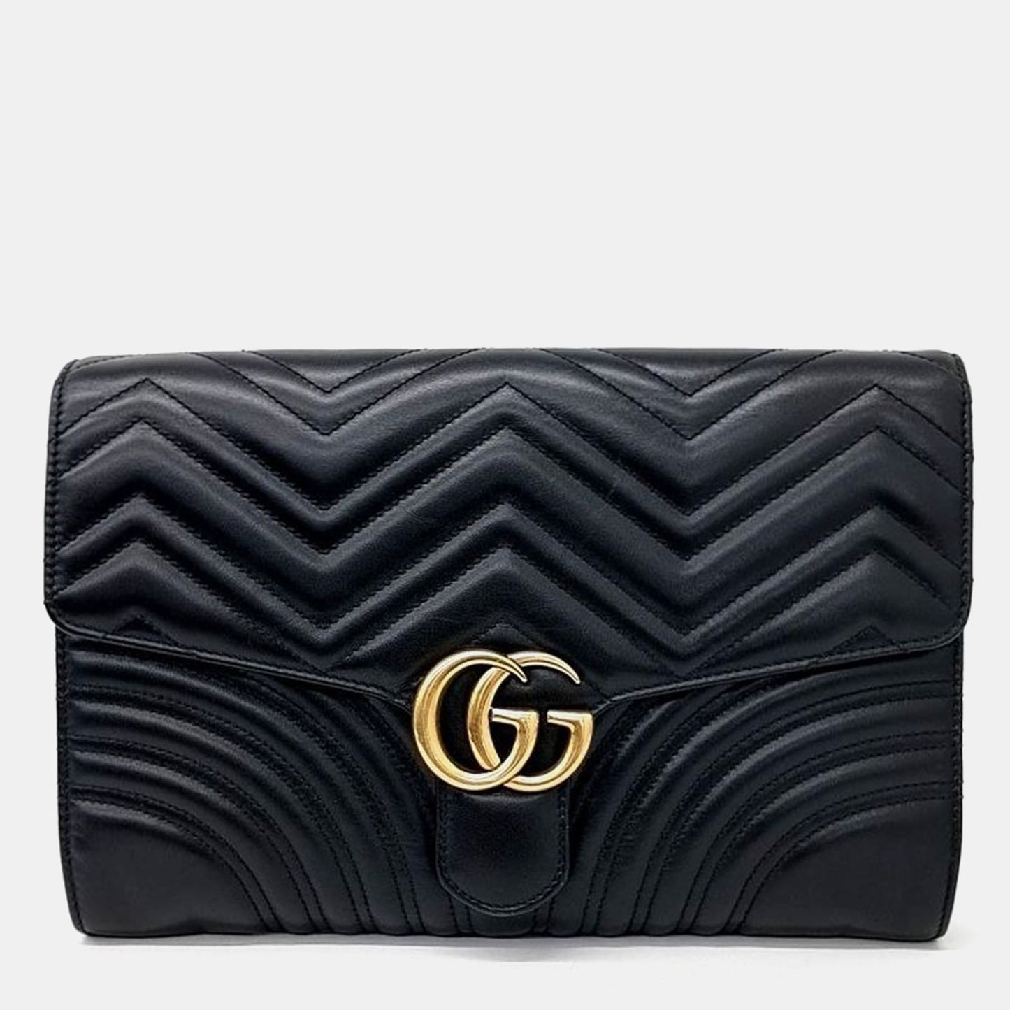 Luxury Gucci Trending 2025 Marmont Matelasse Clutch