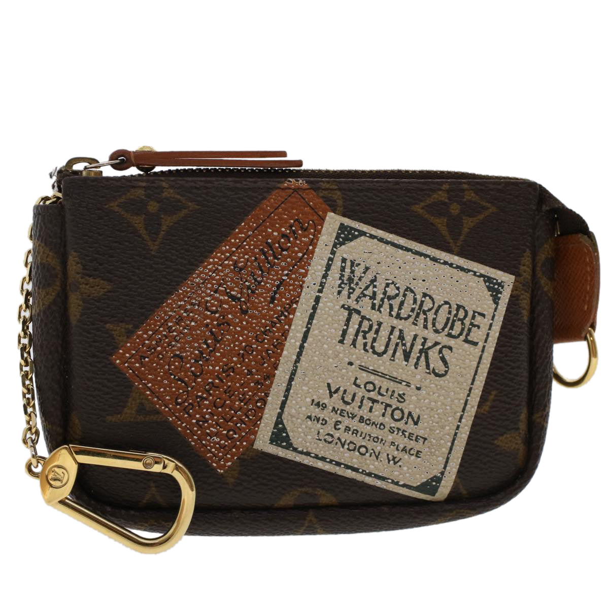 LOUIS VUITTON Monogram Trousse Cre Pouch M63800 LV 49196