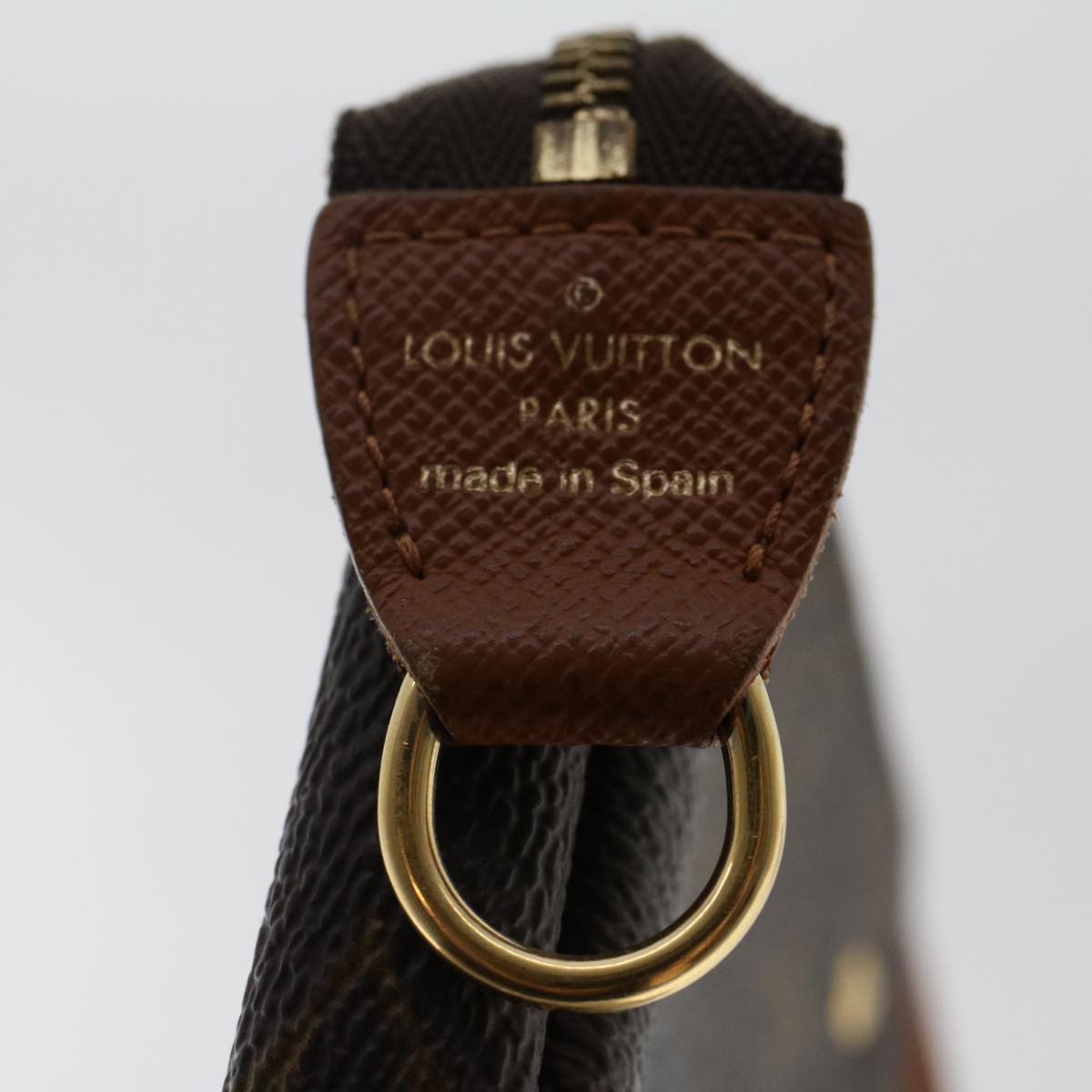 LOUIS VUITTON Monogram Trousse Cre Pouch M63800 LV 49196