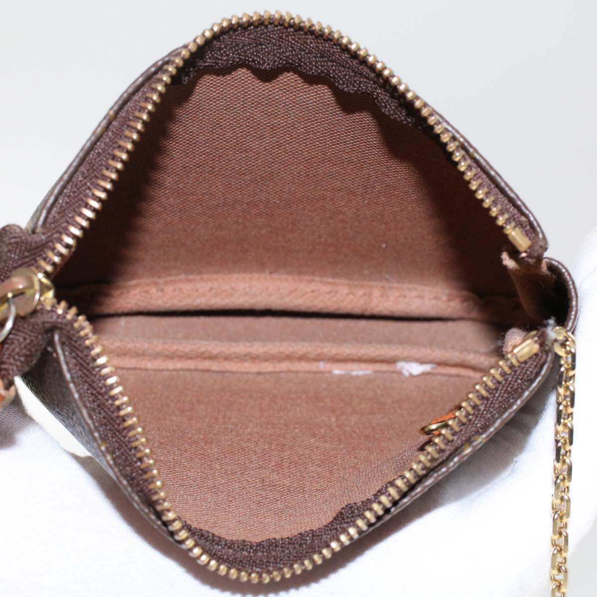 LOUIS VUITTON Monogram Trousse Cre Pouch M63800 LV 49196