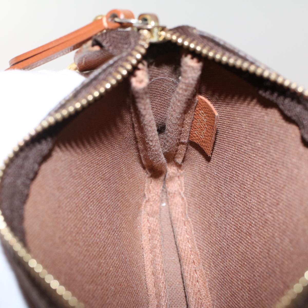 LOUIS VUITTON Monogram Trousse Cre Pouch M63800 LV 49196