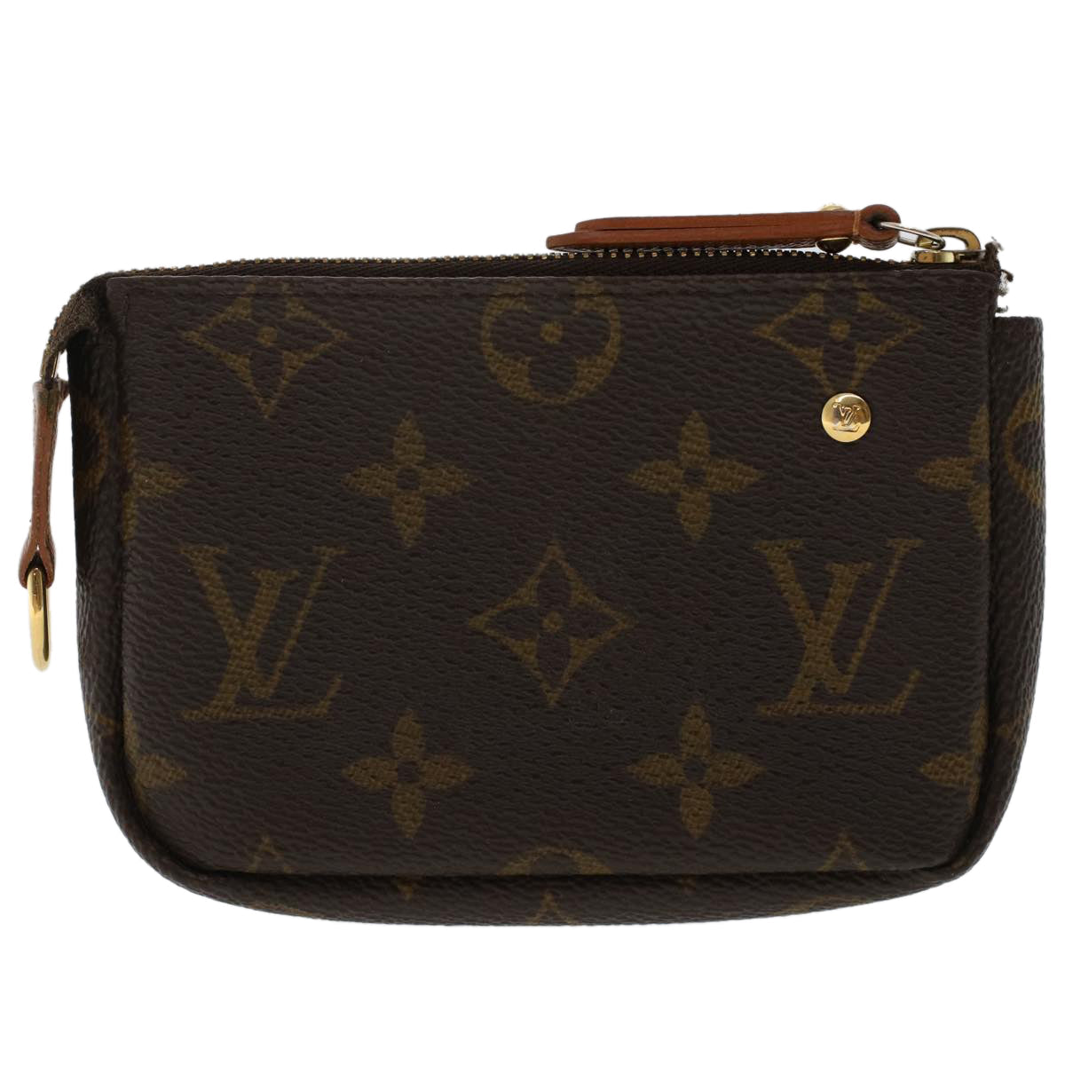 LOUIS VUITTON Monogram Trousse Cre Pouch M63800 LV 49196