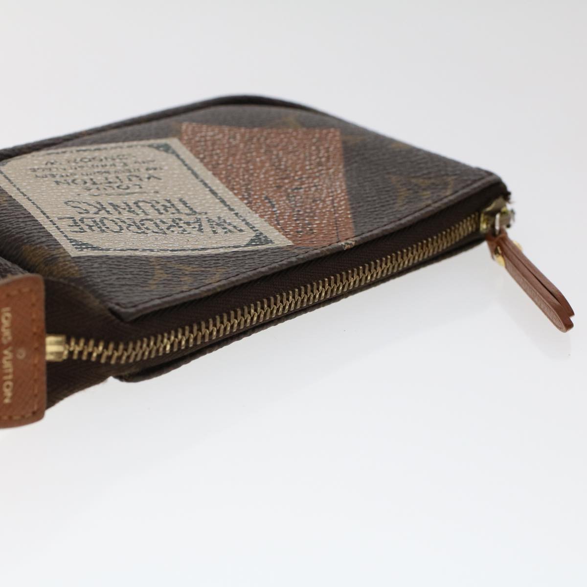 LOUIS VUITTON Monogram Trousse Cre Pouch M63800 LV 49196